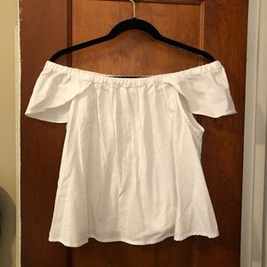 Off the shoulder madewell top